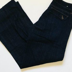 Levi's The Original Jean, Women's Jeans, Wide Leg, Dark Denim Sz 8 Med